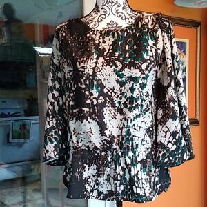 NWT Eci Sleeveless Blouse, Size Small